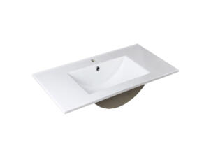 Lafiness Reims lavabo encastrable 80cm porcelaine