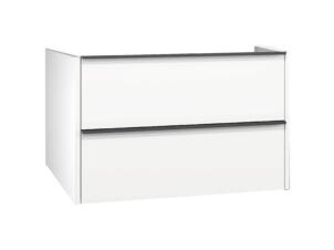 Lafiness Reims wastafelkast 80cm 2 lades wit