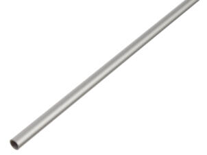 Ronde buis 24x1 mm 100cm geanodiseerd aluminium zilver