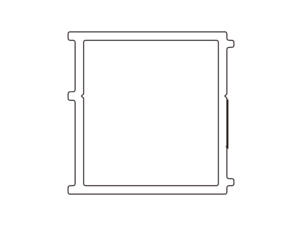 Sealskin Seev verbredingsprofiel 2,25x195 cm hoogglans zilver