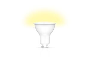 Qnect Smart spot LED GU10 4,5W dimmable wifi blanc