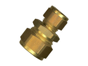 Saninstal Verloopmof knelkoppeling 22x15 mm messing