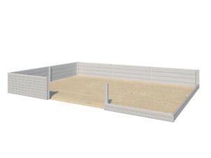 Woodlands Vloer voor QBV XL houten tuinhuis 500x298x220 cm
