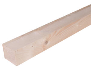 Vurenhout ruw 63x75 mm 360cm