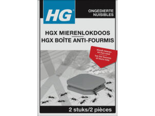 HG X boîte anti-fourmis intérieur 2 pièces
