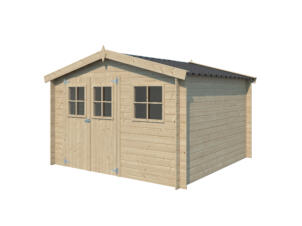 Gardenas Zurich houten tuinhuis 295x295x203 cm blokhut