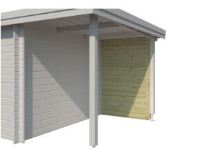 Gardenas achterwand 150cm voor extensie Ervik geïmpregneerd