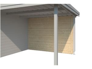 Gardenas achterwand 300cm voor extensie Ervik