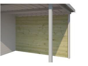 Gardenas achterwand 300cm voor extensie Nice geïmpregneerd