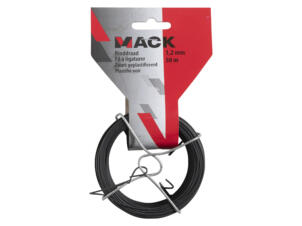 Mack binddraad 50m 1,2mm geplastificeerd zwart