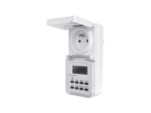 Profile digitale schakelklok met weekprogramma IP44 3500W wit