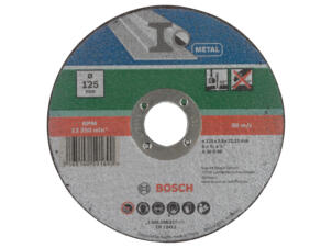 Bosch doorslijpschijf metaal 125x2,5x22,23 mm recht