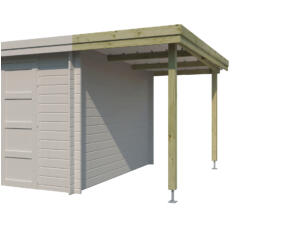Gardenas extensie 150x295 cm voor Ervik II-IV houten tuinhuis geïmpregneerd