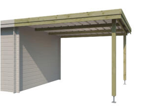 Gardenas extensie 300x295 cm voor Ervik II-IV houten tuinhuis geïmpregneerd