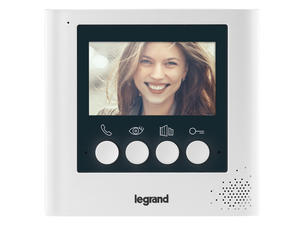 Legrand extra kleurenscherm voor videofoon 2-draads 4,3inch wit