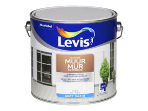 Levis gevelverf zijdeglans 2,5l wit