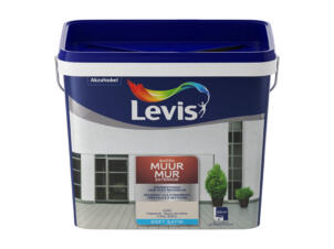 Levis gevelverf zijdeglans 5l hoevewit