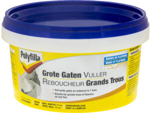 Polyfilla grote gatenvuller pasta 500g grijs