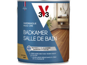 V33 hardwaxolie parket extra waterproof mat 2,5l kleurloos