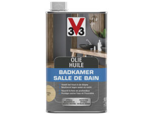 V33 houtolie badkamer mat 0,5l kleurloos