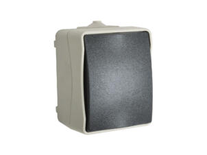 Profile interrupteur bipolaire semi-étanche gris