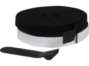 CanDo klittenband voor muggengaas 400cm x 15mm zwart
