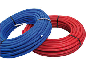 Saninstal meerlagenbuis pert-alu blauwe mantel 20x2 mm per rol 10m
