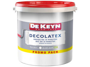 De Keyn peinture murale et plafond séchage rapide 10l blanc mat