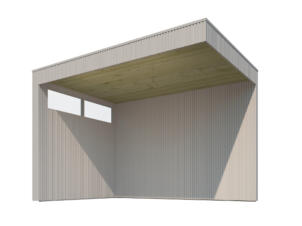 Woodlands plafond voor aanbouw QBV L geïmpregneerd