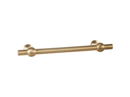 Linea Bertomani poignée de meuble 12,8cm laiton mat