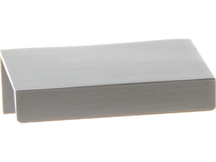 Linea Bertomani poignée de meuble 32mm aluminium nickelé/satiné