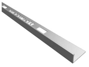 Homelux profil de carrelage droit 11mm 270cm aluminium mat argenté