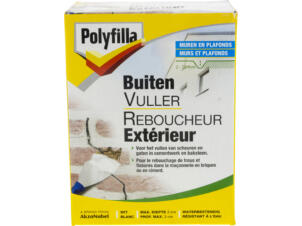 Polyfilla reboucheur extérieur 1kg blanc