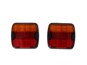 Carpoint set d'éclairage LED magnétique Bluetooth 13 broches 4 fonctions set de 2