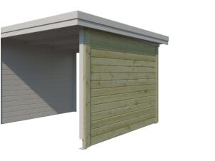 Gardenas zijwand 295cm voor extensie Ervik geïmpregneerd